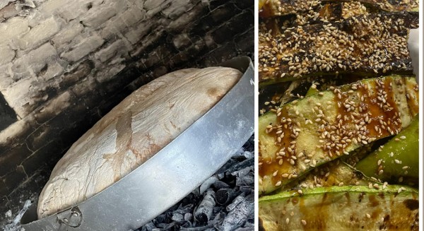 ΜΑΡΜΑΡΙ: Ψωμάκι στο ξυλόφουρνο και λαχανικά απο το μποστάνι βρήκαμε μόνο στην Αυλή!