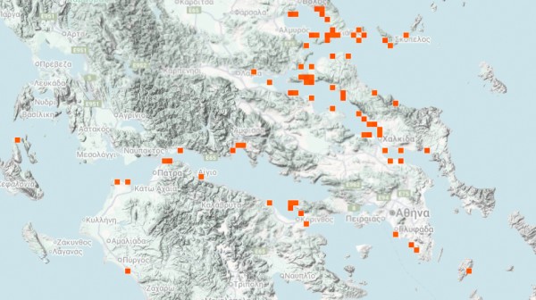 Χάρτης δείχνει σε ποιες περιοχές βρίσκονται οι μέδουσες - Πρόβλημα στη βόρεια Εύβοια