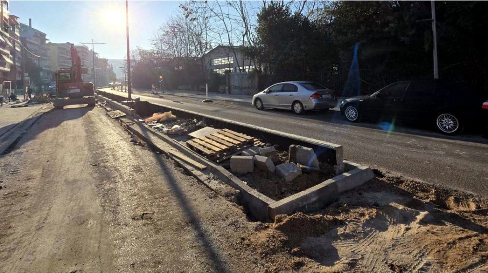 ΧΑΛΚΙΔΑ: Μένει ημιτελές το έργο στον οδικό άξονα Ελευθερίου Βενιζέλου - 28ης Οκτωβρίου -Αρεθούσης