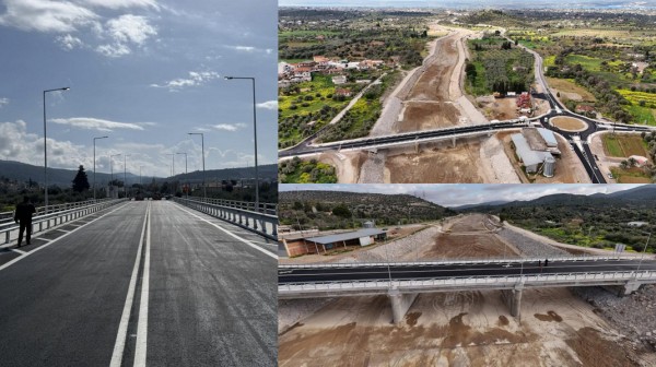 ΔΗΜΟΣ ΧΑΛΚΙΔΕΩΝ: Παραδόθηκε στην κυκλοφορία η νέα γέφυρα Αφρατίου (φωτό)