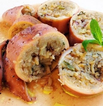 Καλαμαράκια γεμιστά