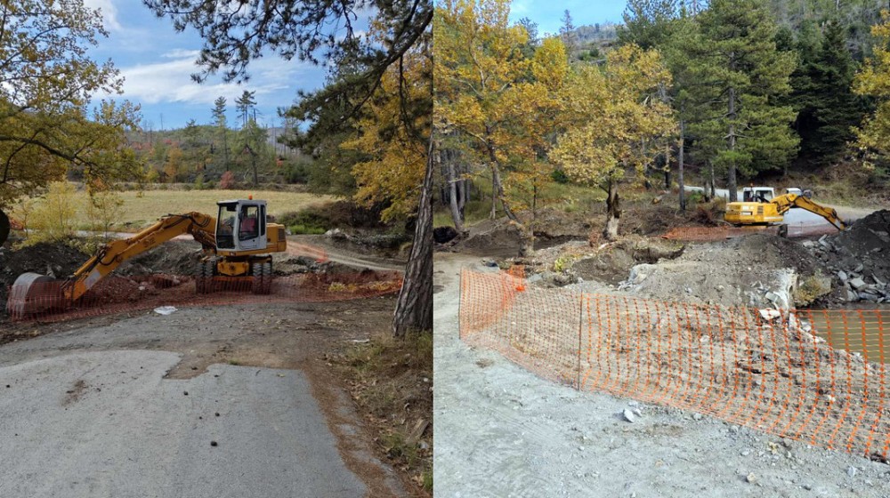 ΚΑΤΑΡΡΑΚΤΕΣ ΔΡΥΜΩΝΑ: Ξεκίνησε το έργο της νέας γέφυρας στη θέση Πουρνάρι