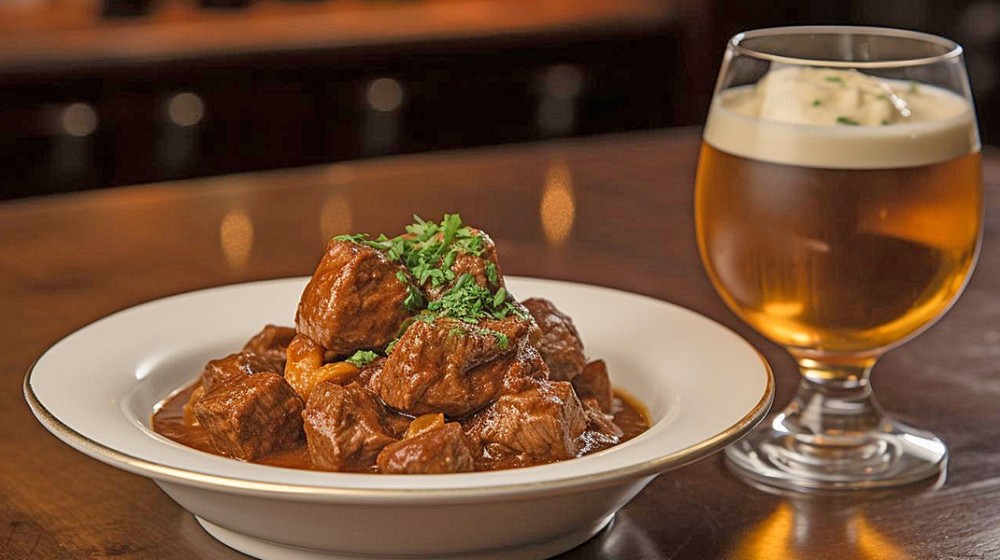 Μοσχαράκι με μπίρα