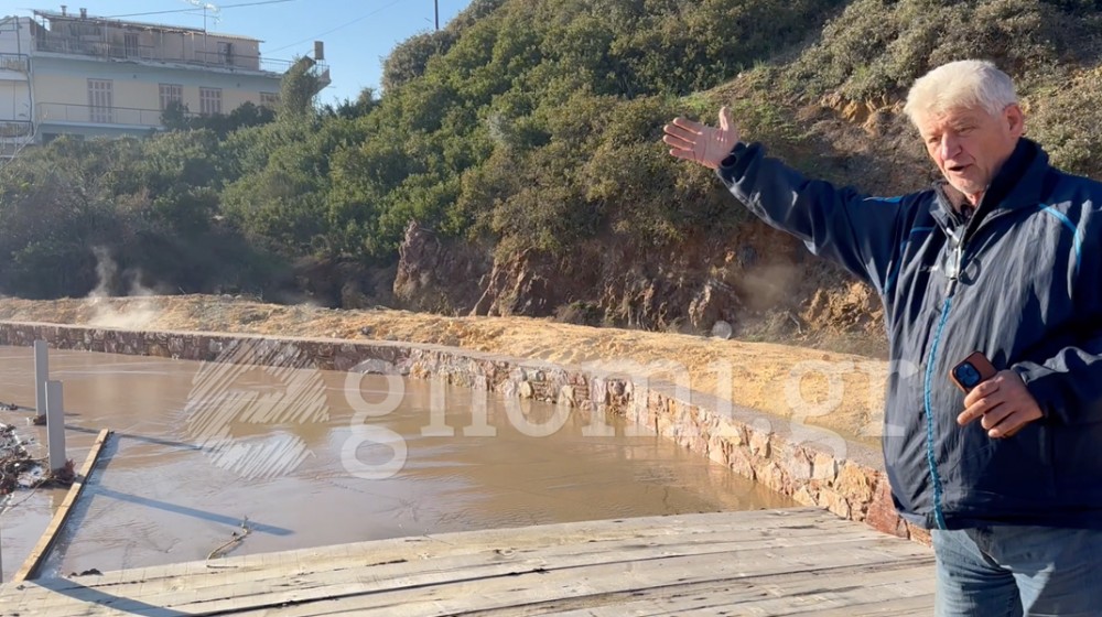 ΑΙΔΗΨΟΣ: Ο Γιάννης Αγάλος εξηγεί γιατί ο Θερμοπόταμος πλημμύρισε τη λουτρόπολη (VIDEO)