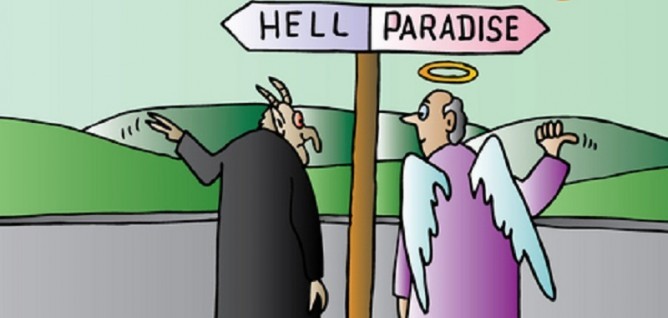 Τι σχέση έχουν η Κόλαση, ο Παράδεισος και οι ...εκλογές