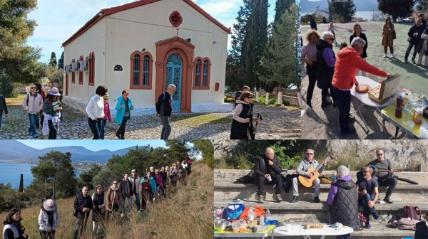ΣΙΔΕΡΙΤΗΣ-ΧΑΛΚΙΔΑ: Έκοψαν πίτα με πεζοπορία, μουσικές και τραγούδια (φωτό)