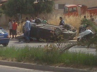 Τροχαίο στο Βαθύ Αυλίδας