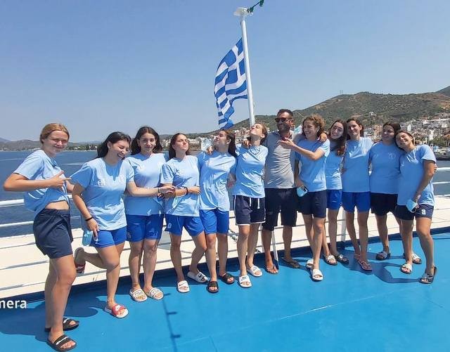 ΣΥΛΛΑΣ ΑΙΔΗΨΟΥ-ΝΕΑΝΙΔΕΣ: Αναχώρησαν ...αγναντεύοντας την επιτυχία και το απέραντο γαλάζιο