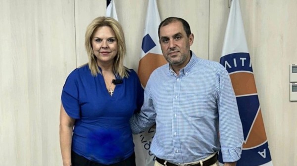 Με τον Υφυπουργό Κλιματικής Κρίσης και Πολιτικής Προστασίας συναντήθηκε η Δήμαρχος Χαλκιδέων