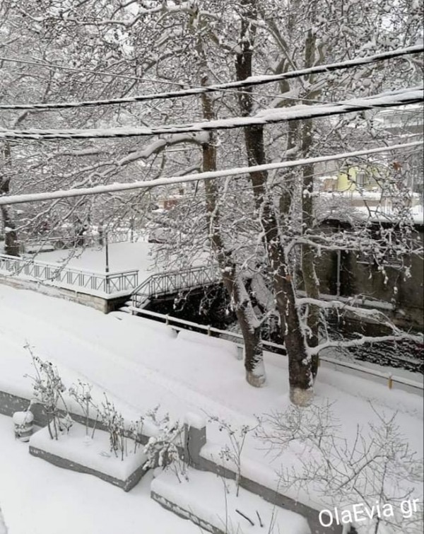 ΚΑΚΟΚΑΙΡΙΑ ΕΛΠΙΣ ΔΗΜΟΣ ΔΙΡΦΥΩΝ-ΜΕΣΣΑΠΙΩΝ: Με δυσκολία η κίνηση των οχημάτων