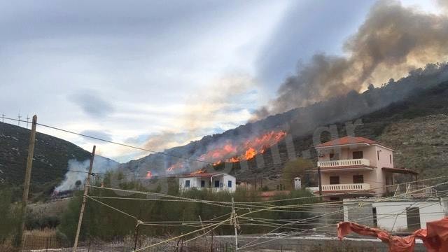 ΖΑΡΚΑ: Εκαψε 40 στρέμματα η πυρκαγιά