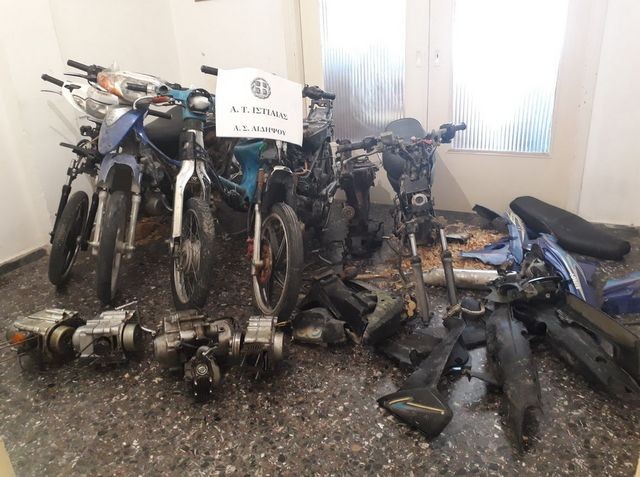 ΙΣΤΙΑΙΑ: Σπείρα … πιτσιρικάδων είχε ρημάξει τα δίκυκλα
