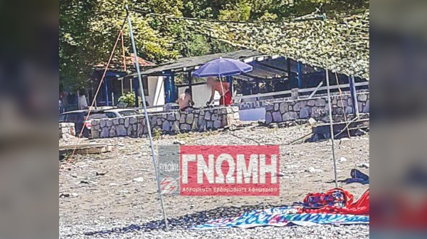 ΒΛΑΧΙΑ - ΜΑΚΡΥΣ ΓΥΑΛΟΣ: Έστησαν ψησταριά δίπλα στα δέντρα