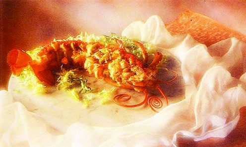 Αστακός με μανιτάρια