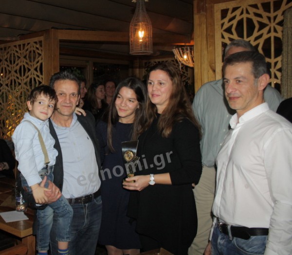 ΟΜΙΛΟΣ ΠΕΤΟΣΦΑΙΡΙΣΗΣ ΧΑΛΚΙΔΑΣ: Βραβεύτηκε η Γιάννα Παπαθανασίου