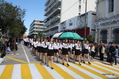 Παρέλαση 25ης Μαρτίου: Τα Λύκεια της Χαλκίδας