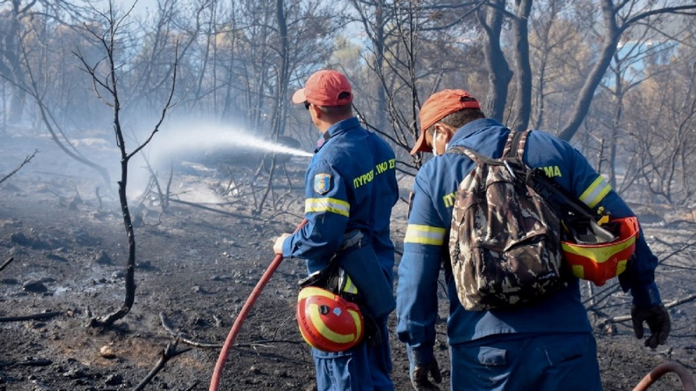 Έσβησε γρήγορα η φωτιά στον Αγ. Γεώργιο ΑΡΜΑ