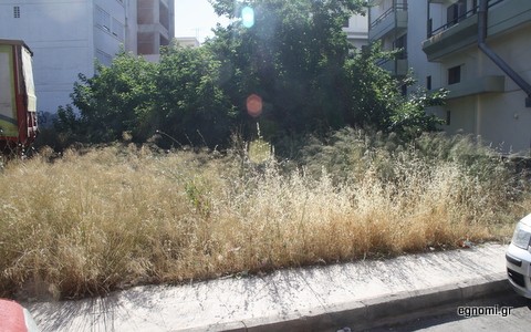 Κίνδυνος για πρόκληση πυρκαγιάς στα ξερόχορτα