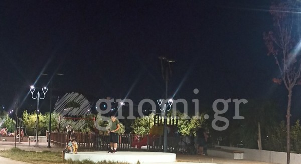 ΧΑΛΚΙΔΑ: Χωρίς φωτισμό το πάρκο των Αγίων Αναργύρων
