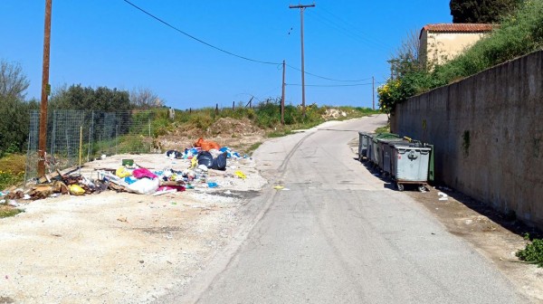 Σκουπίδια και αγανάκτηση στα Φύλλα Χαλκίδας την Μεγάλη Εβδομάδα