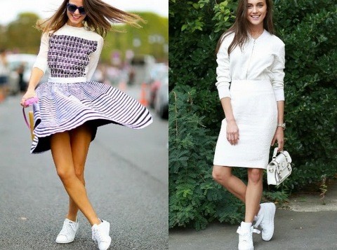Sneackers και φόρεμα: O σούπερ συνδυασμός