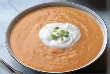 Παγωμένη σούπα βερίκοκο (για 4 άτομα)