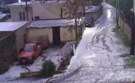 Ασπρισε η Κρήτη κατά τη διάρκεια της νύχτας