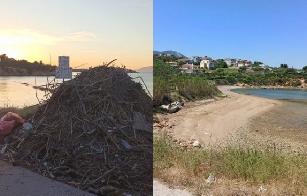 ΧΑΛΚΙΔΑ: Καθαρίστηκε και η πλαζ στην στροφή Ματσούκα