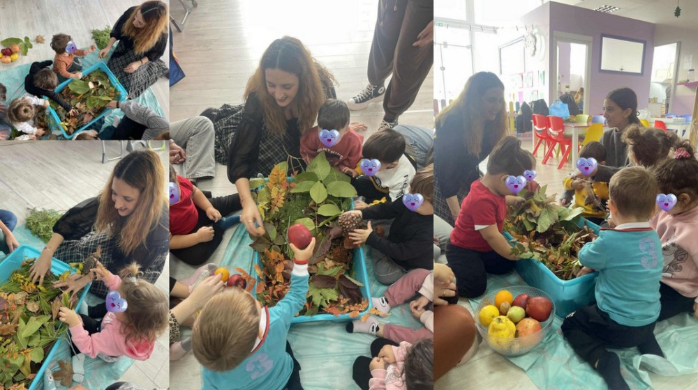 ΨΑΧΝΑ: Φθινοπωρινές Αισθήσεις στο παιχνίδι για τα παιδιά του Βρεφικού Σταθμού