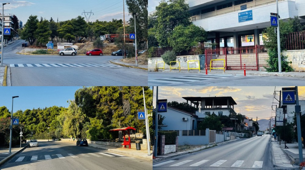 ΔΗΜΟΣ ΧΑΛΚΙΔΕΩΝ: Σε λειτουργία 12 νέες έξυπνες διαβάσεις με ειδική σήμανση