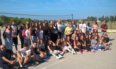 Γιόρτασαν με την Σοφία Ιορδανίδου στο Λύκειο Ερέτριας