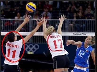 Η βολεϋμπολίστρια Μουνί από την Αλγερία!