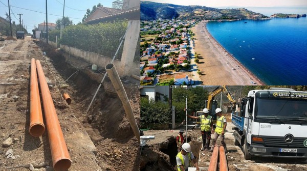 ΑΓΙΑ ΑΝΝΑ ΕΥΒΟΙΑΣ: Ξεκίνησε η κατασκευή του δικτύου αποχέτευσης της παραλίας