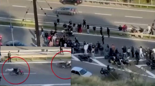 ΧΑΛΚΙΔΑ: Ταυτοποιήθηκαν τέσσερα άτομα για τις κόντρες μοτοσικλετών μετά την υψηλή γέφυρα