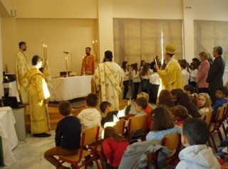 Θεία Λειτουργία στο 24ο Δημοτικό Σχολείο Χαλκίδας