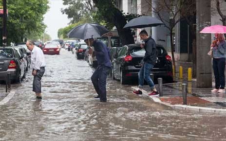 Έκτακτο δελτίο επικίνδυνων καιρικών φαινομένων με ισχυρές βροχές και καταιγίδες