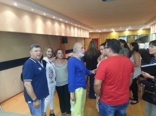 Το ακροατήριο ...κρεμάστηκε από τα χείλη του Λάκη Κουρετζή