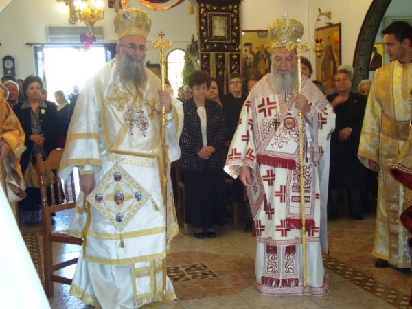 Ο Μητροπολίτης Προικοννήσου κ. Ιωσήφ στην Ερέτρια