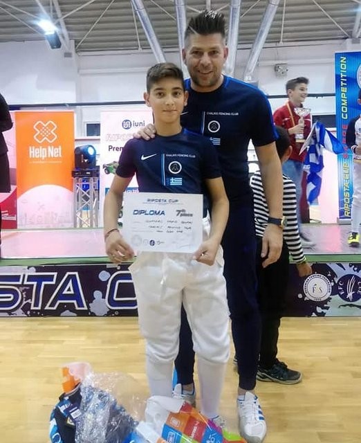 Διεθνής διάκριση για Χαλκιδέο αθλητή της ξιφασκίας