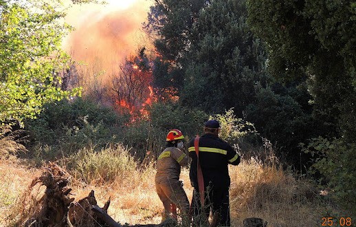Αυλωνάρι: Συνεχίζεται η μάχη με τις φλόγες