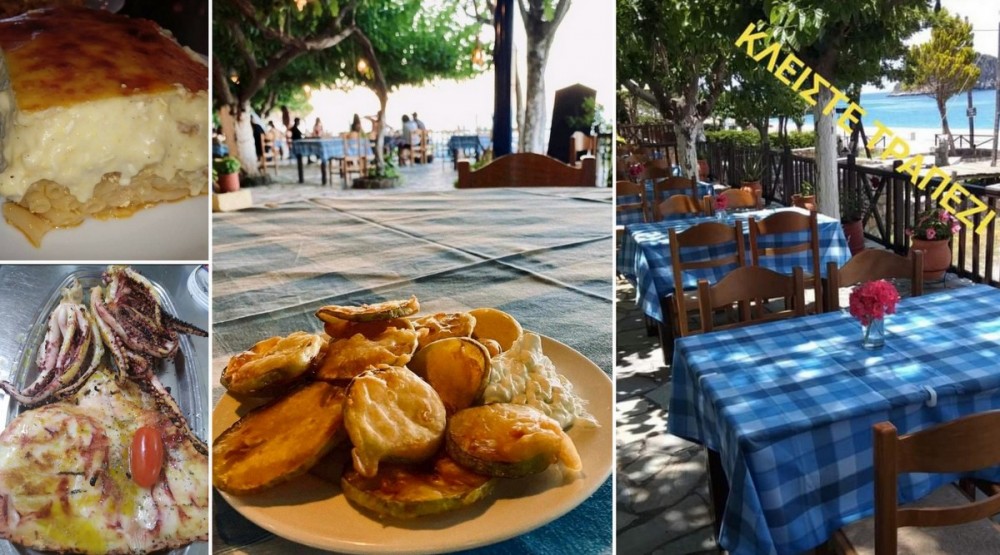 ΠΑΡΑΛΙΑ ΧΙΛΙΑΔΟΥ: Μετά τις βουτιές ραντεβού στην ταβέρνα του Ρίννη!