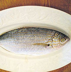 Ψάρι ψητό με βερμούτ