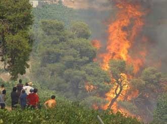 Υψηλός κίνδυνος εκδήλωσης φωτιάς
