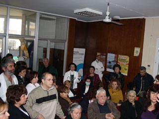 Συγκέντρωση διαμαρτυρίας στο Nοσοκομείο Xαλκίδας