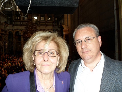 Αναμνηστική φωτό από τα Ιεροσόλυμα