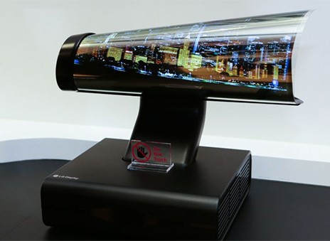 Smart tv που ξετυλίγεται σαν ρολό