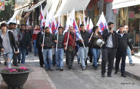Έλληνες και αλλοδαποί οικοδόμοι διαδήλωσαν στην Αβάντων