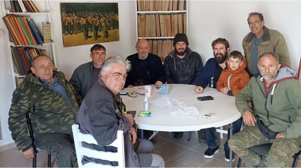 Ο Γιώργος Μαρίνος συναντήθηκε με τους ρετσινάδες της Βόρειας Εύβοιας