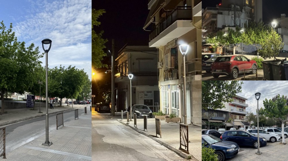 ΧΑΛΚΙΔΑ: Νέος ηλεκτροφωτισμός στην περιοχή της Πυροσβεστικής