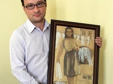 Το 'χουμε χάσει τελείως: Ενας Πολωνός παντρεύεται ... πορτρέτο!